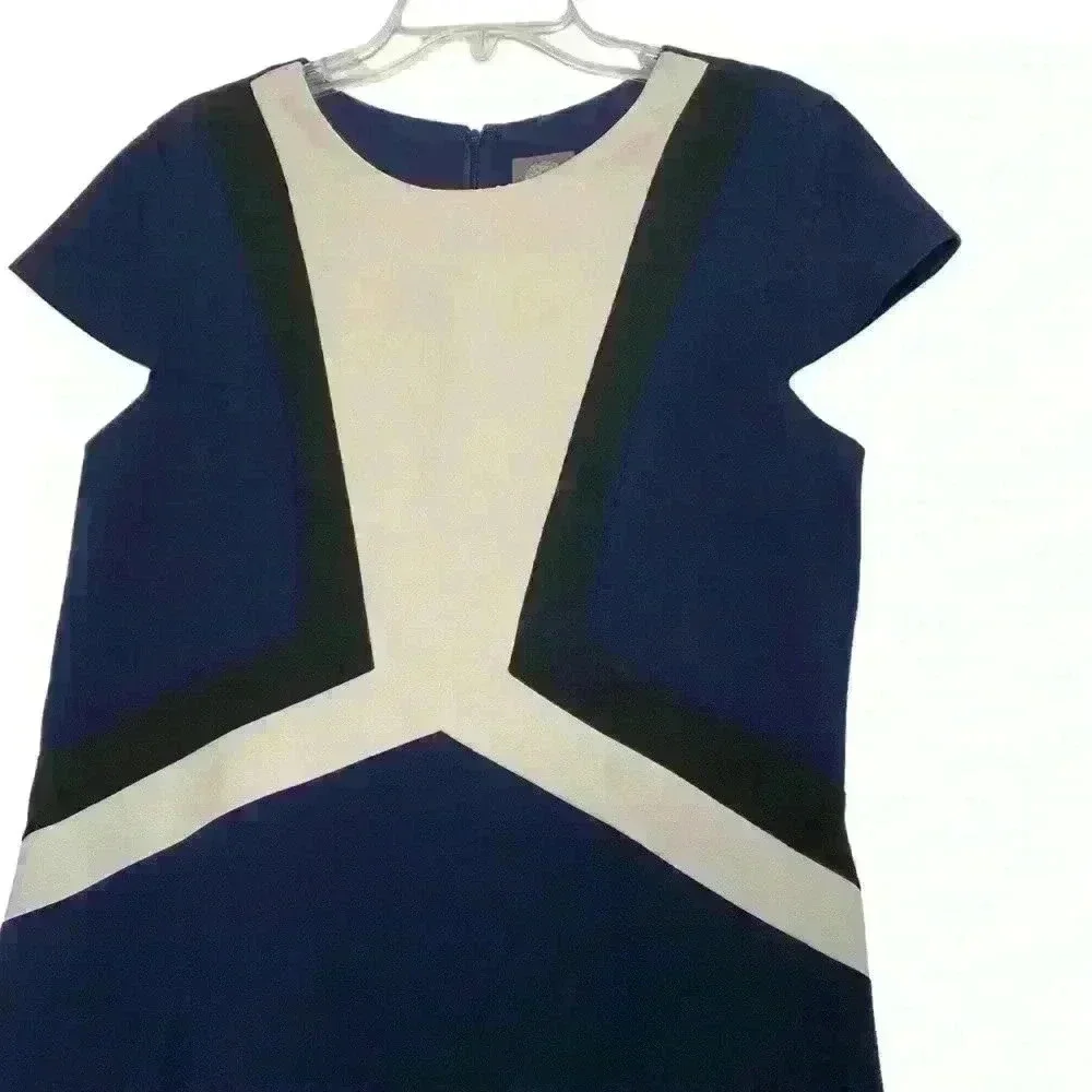 Vince Camuto Navy,Black and cream Shift style, office,business,professional-SZ14 - Picture 4 of 7